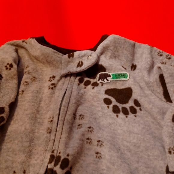 Carter footie 12 month zip up